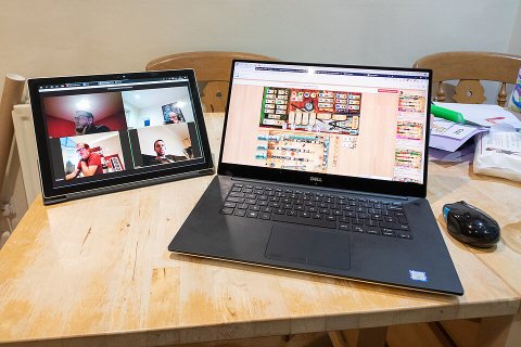 Dell XPS 13 BIOS rollback to stable version showing motherboard and recovery components