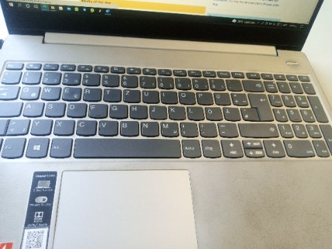 Lenovo IdeaPad keyboard and touchpad showing Synaptics Elan driver area Lenovo IdeaPad keyboard and touchpad showing Synaptics Elan driver area