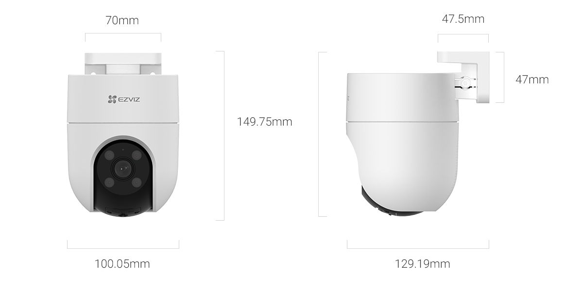 EZVIZ pan tilt Wi-Fi camera representing Hikvision backed budget smart camera brand lineup EZVIZ pan tilt Wi-Fi camera representing Hikvision backed budget smart camera brand lineup