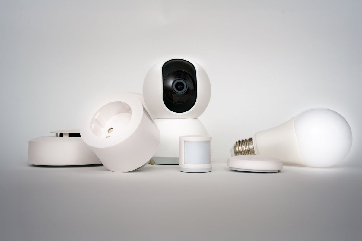 Smart home camera and devices representing Imou camera power and firmware setup Smart home camera and devices representing Imou camera power and firmware setup